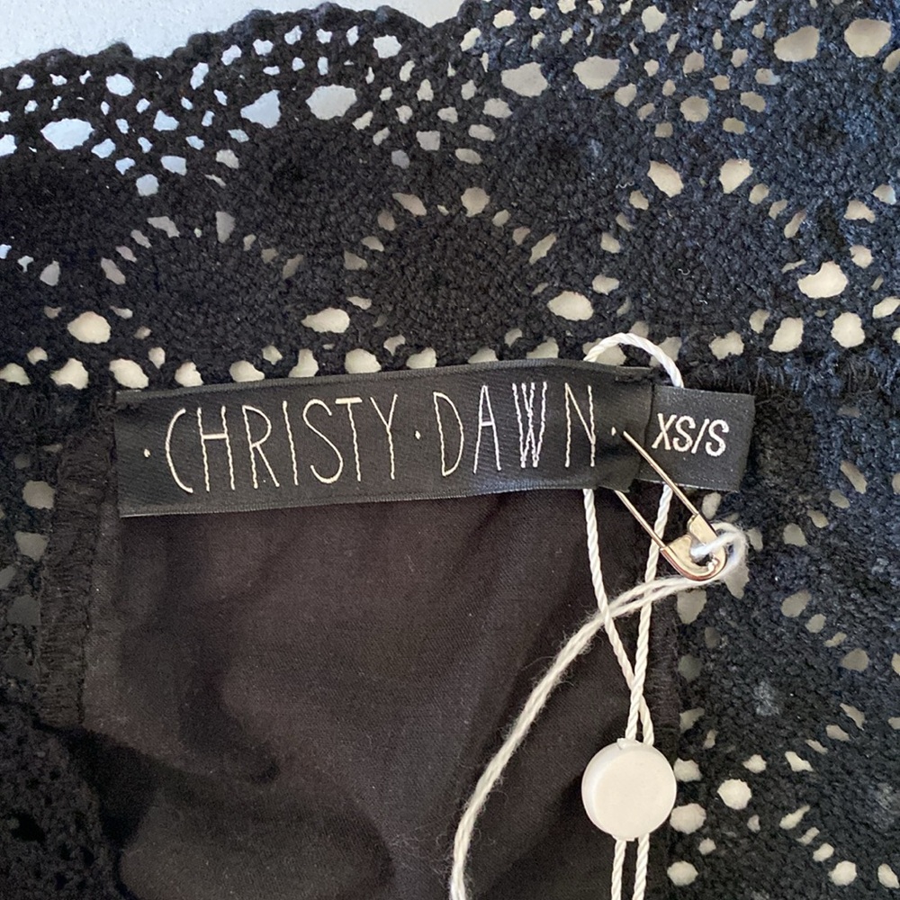 Christy Dawn Simone dress Noir xs/small - Picture 11 of 14